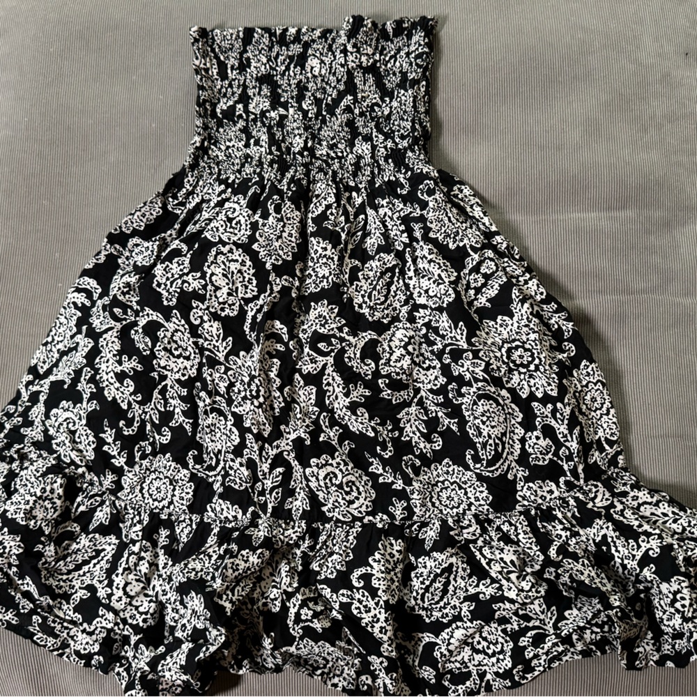 Moda International Black Cotton Waistband